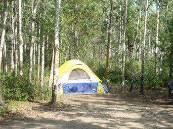 Hot Springs Campground & Hostel Upper Laberge Екстериор снимка